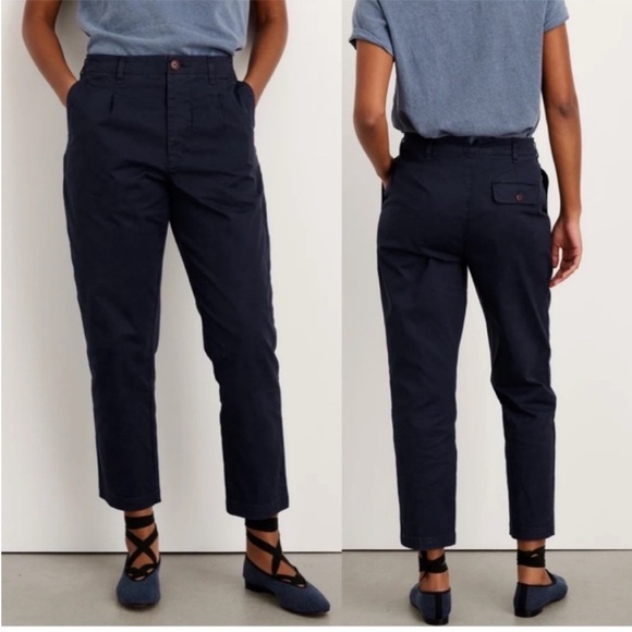 NEW! Alex Mill Boy Pleated Chino Pants in Navy Size 4